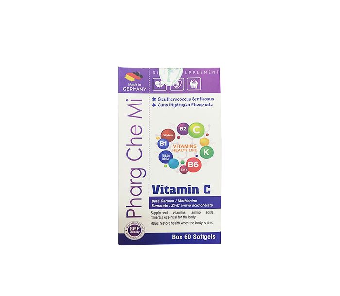 Vitamin C Pharg che mi Đức (Hộp 60 viên)