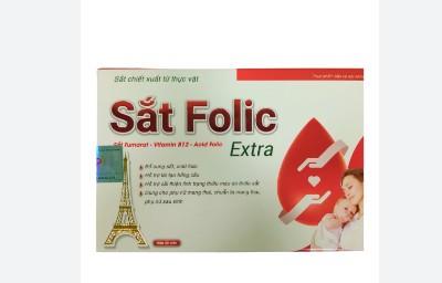 Sắt Folic Extra Việt Pháp (Hộp 30 viên)