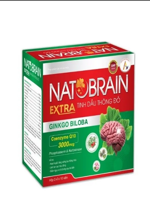 Bổ não Nattobrain Extra dp Gold care (Hộp 100 viên)