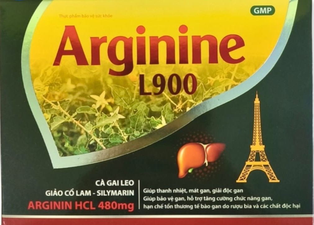 Arginine L900 - 480mg Tradiphar (Hộp 60 viên)