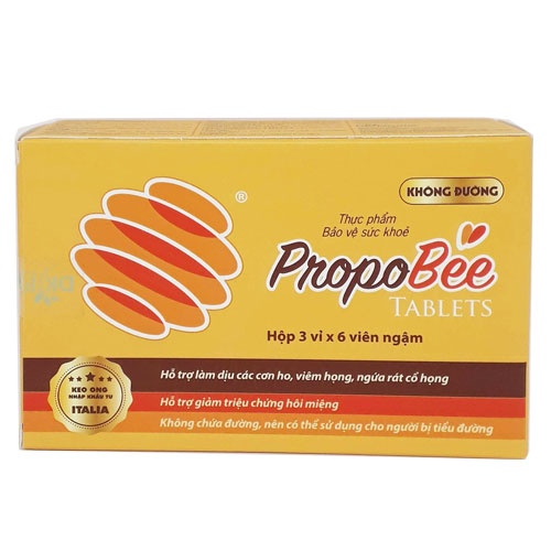 Viên ngậm Propobe Dược khoa (Hộp 18 viên)