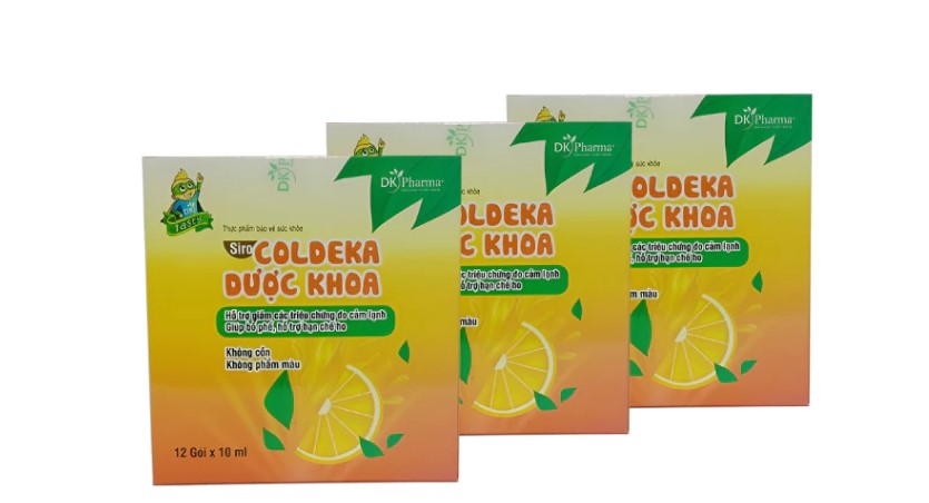 Siro Coldeka dược khoa DK Pharma (Hộp 12 gói x 10ml)