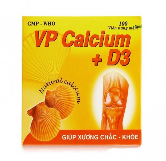 VP calcium + D3 Dp Trường thọ (Hộp 100 viên)