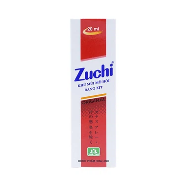 Chai xịt Zuchi Hoa Linh khử mùi hôi cơ thể (20ml)