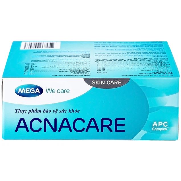 Thực phẩm bảo vệ sức khỏe Acnacare bổ sung chất chống oxy hóa (3 vỉ x 10 viên)