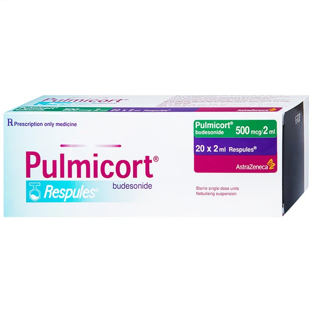 Khí dung Pulmicort Respules Astra điều trị hen phế quản (20 ống x 2ml)