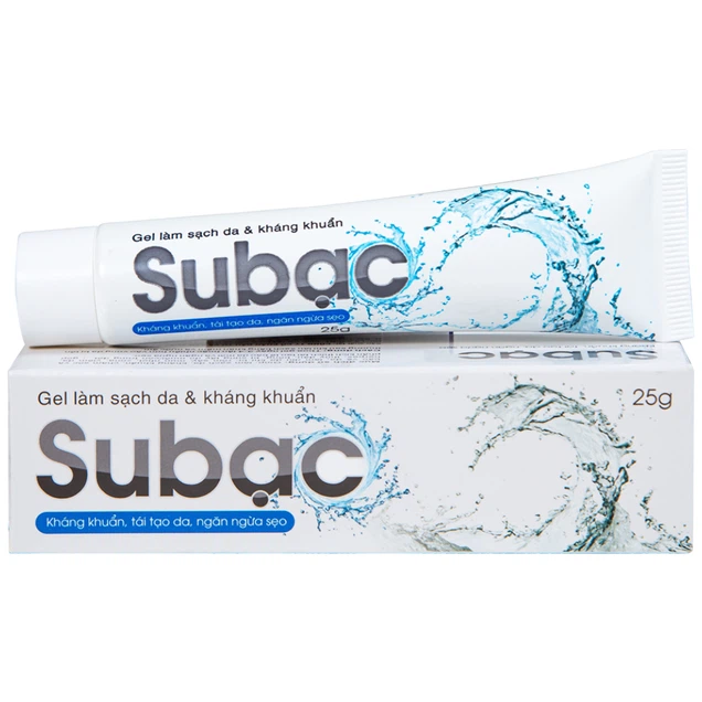 Gel bôi Su Bạc kháng khuẩn, làm sạch da (25g)