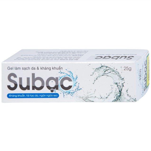 Gel bôi Su Bạc kháng khuẩn, làm sạch da (25g)