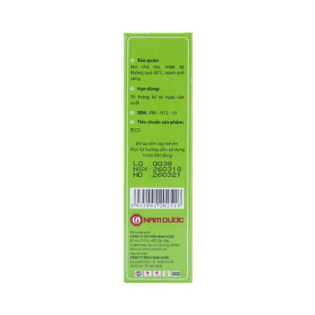 Thuốc xịt mũi Thông Xoang Nam Dược điều trị nghẹt mũi, chảy nước mũi (15ml)