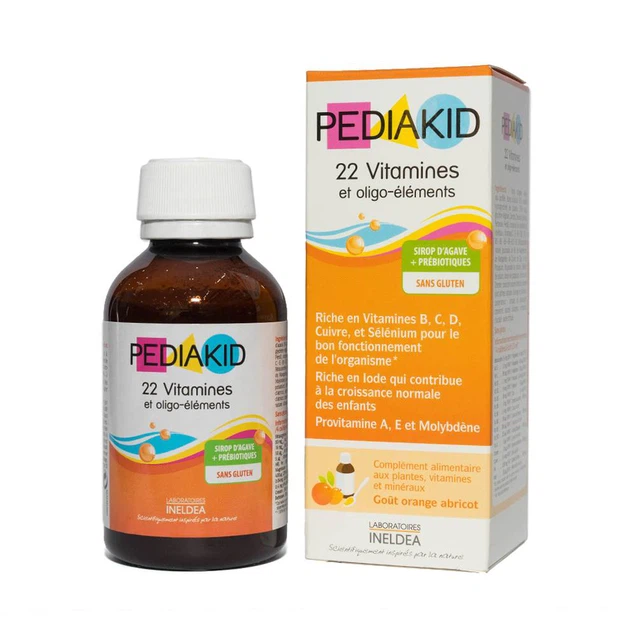 Siro Pediakid 22 Vitamines bổ sung Vitamin và khoáng chất (125ml)