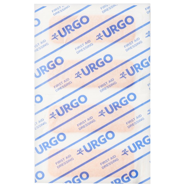 Băng cá nhân vải độ dính cao Urgo Durable size 2cm x 6cm bảo vệ các vết thương nhỏ, vết trầy xước, rách da (102 miếng)