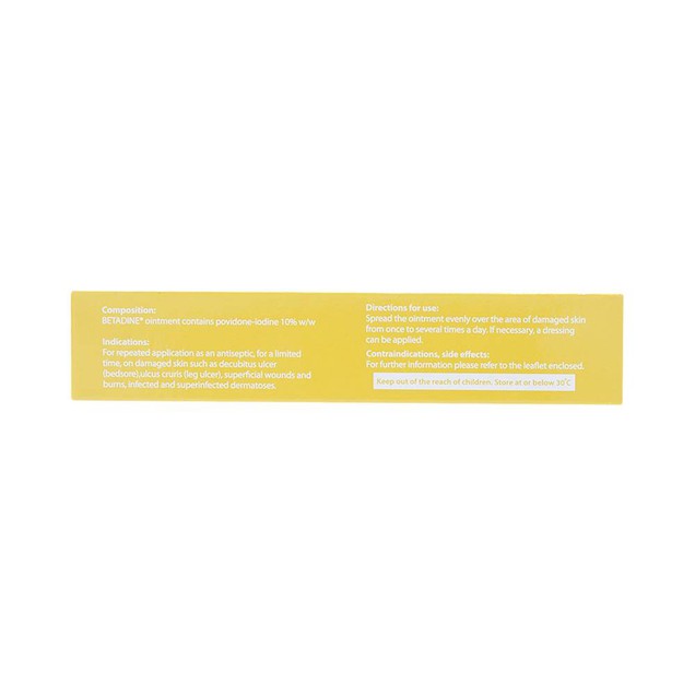 Thuốc mỡ Betadine Ointment hỗ trợ sát khuẩn vết loét, vết thương (40g)