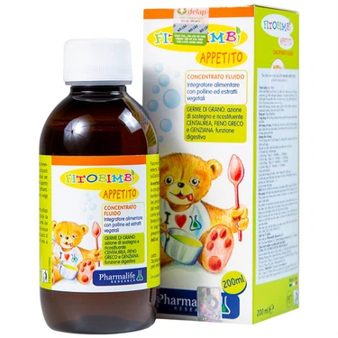 Siro Fitobimbi Appetito hỗ trợ tăng cường tiêu hóa (200ml)