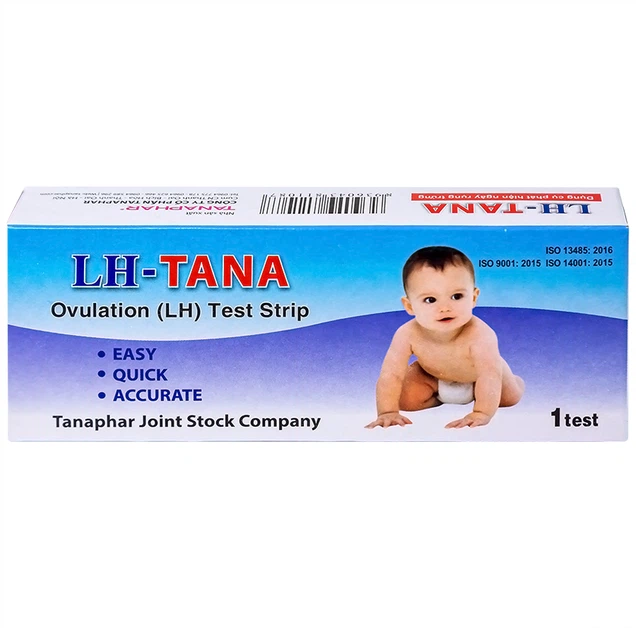 Que thử rụng trứng LH-Tana hỗ trợ phát hiện ngày rụng trứng nhanh chóng, đơn giản (12 que)
