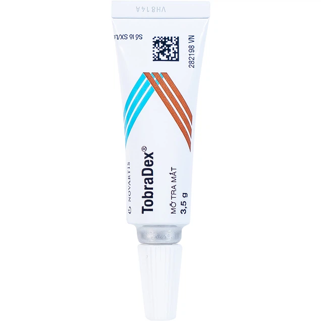 Thuốc mỡ tra mắt TobraDex Alcon điều trị viêm và nhiễm khuẩn (3,5g)