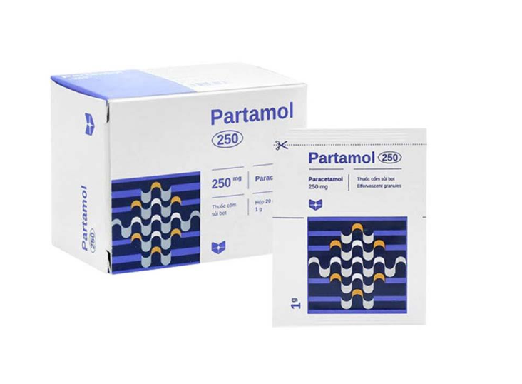 Partamol 250mg Stella (Hộp 20 gói x 1g)