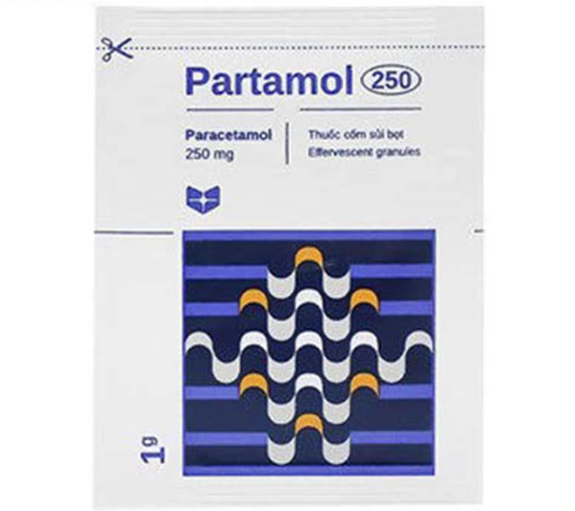 Partamol 250mg Stella (Hộp 20 gói x 1g)