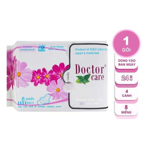 BVS ban ngày Doctor Care D&C (Gói 8 miếng)