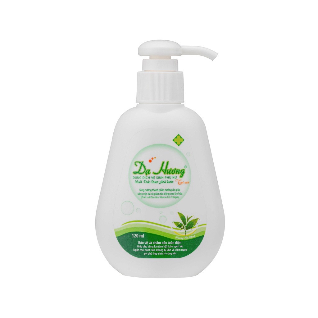 Dạ Hương Trà Xanh 120ml - Dung dịch vệ sinh phụ nữ (Xanh lá)