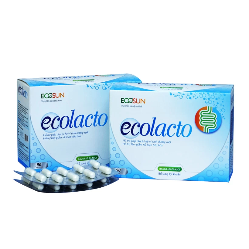 Men vi sinh Ecolacto Dp Fusi (Hộp 50 viên)