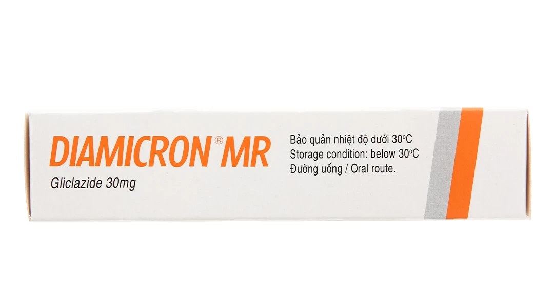 Diamicron MR 30mg trị đái tháo đường tuýp 2 (2 vỉ x 30 viên)