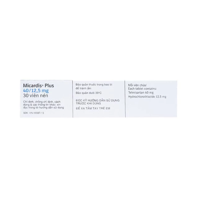 Micardis Plus 40mg/12.5mg, Boehringer (H/30v)
