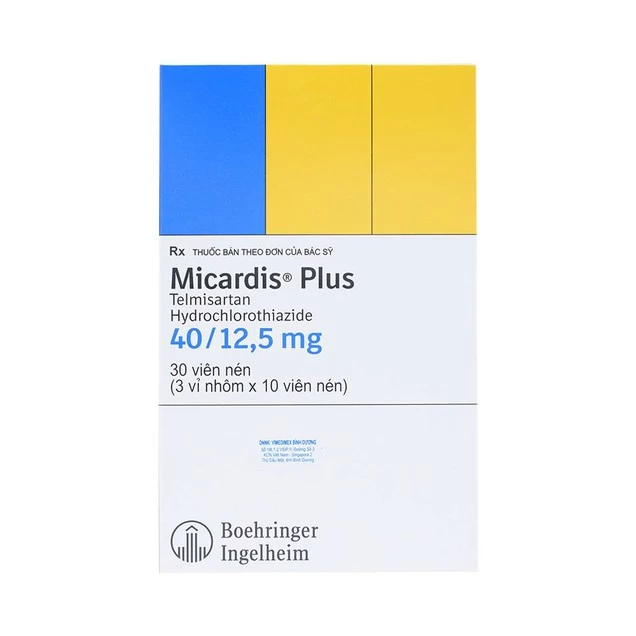 Micardis Plus 40mg/12.5mg, Boehringer (H/30v)