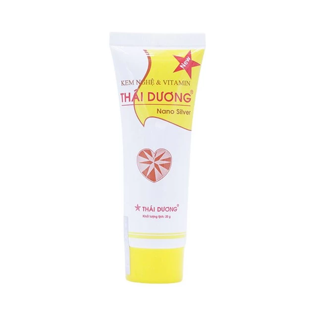 Kem bôi nghệ và Vitamin Thái Dương Nano Bạc giúp mờ thâm sẹo, nám (20g)