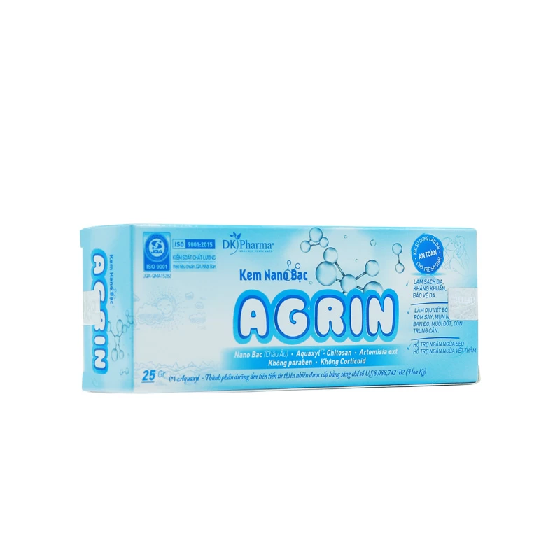 Kem Nano Bạc Agrin DK Pharma (Hộp 1 tuýp x 25g)