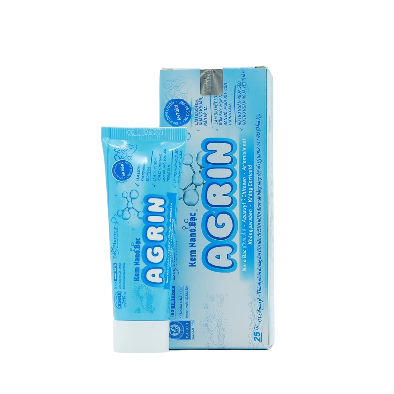 Kem Nano Bạc Agrin DK Pharma (Hộp 1 tuýp x 25g)