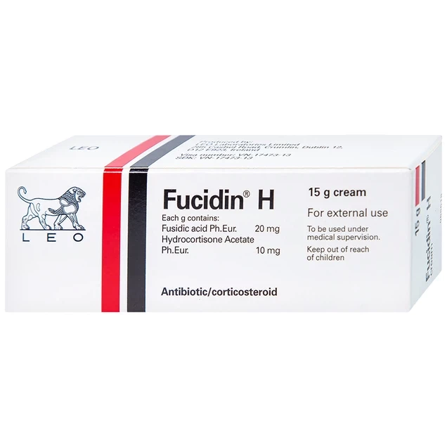 Kem Fucidin H LEO điều trị viêm da (15g)
