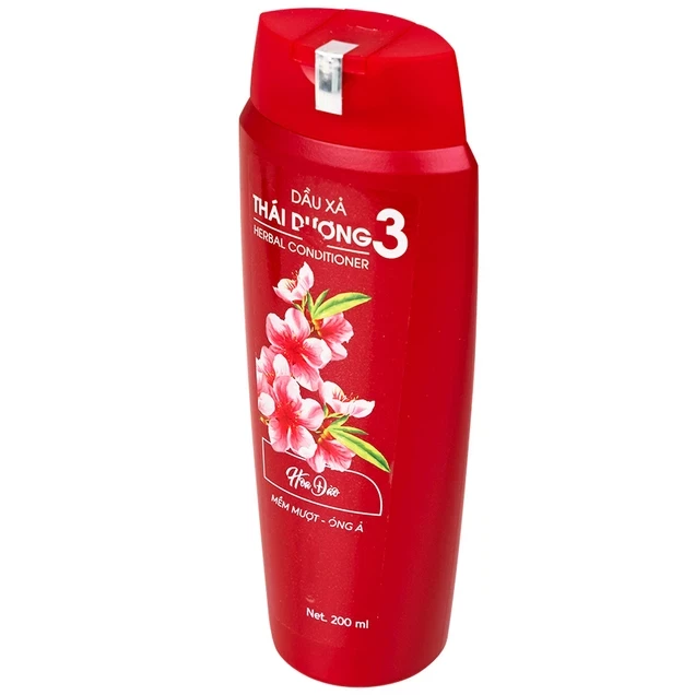 Dầu xả Thái Dương 3 hương hoa đào dưỡng tóc mềm mượt, óng ả (200ml)
