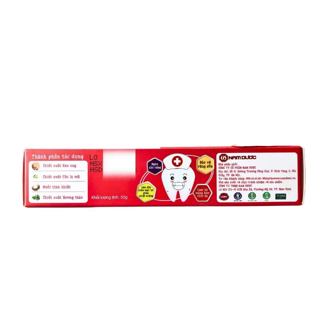 KĐR thảo dược Ích Nhi trẻ em dưới 6 tuổi Nam Dược (Hộp 1 tuýp x 50g) (Tuýp)
