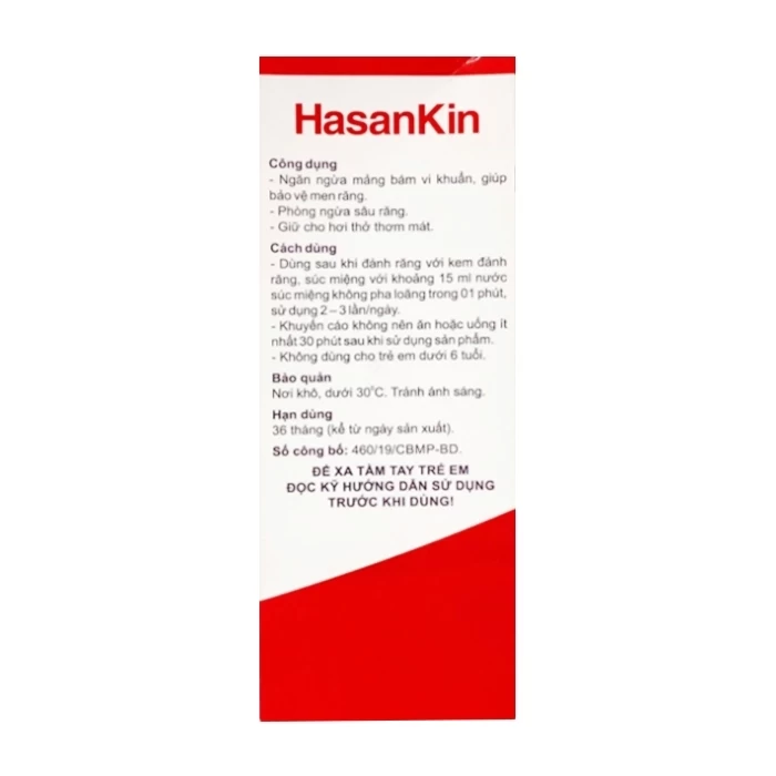 NSM Hasankin Hasan (Hộp 1 chai x 250ml)