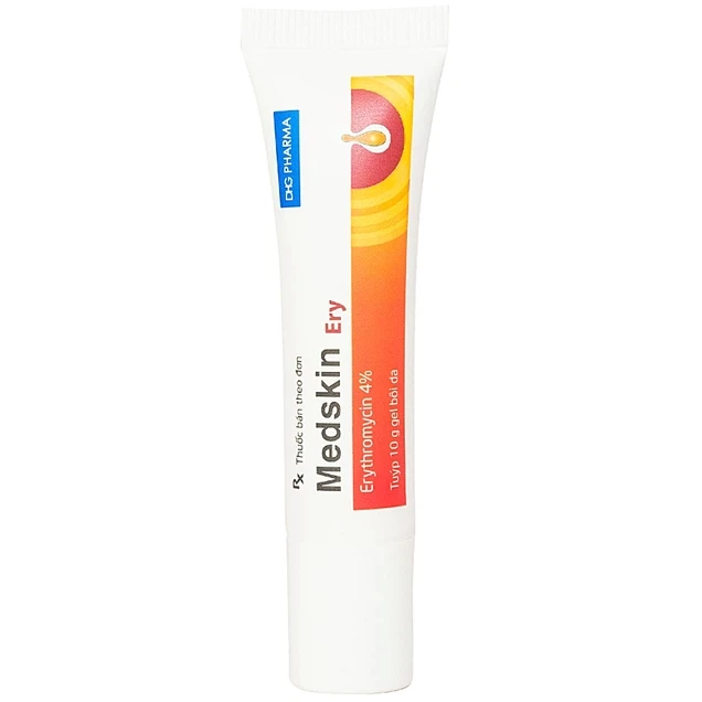 Gel bôi da Medskin Ery DHG Pharma điều trị mụn trứng cá, mụn nhọt, mủ (10g)