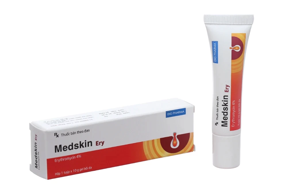 Gel bôi da Medskin Ery DHG Pharma điều trị mụn trứng cá, mụn nhọt, mủ (10g)