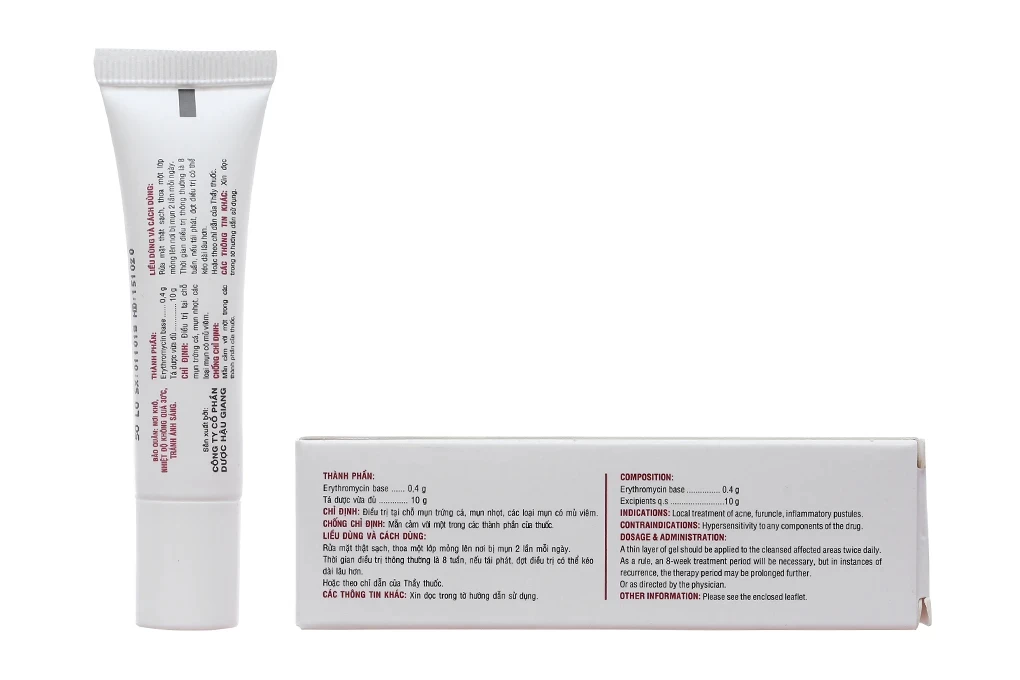 Gel bôi da Medskin Ery DHG Pharma điều trị mụn trứng cá, mụn nhọt, mủ (10g)