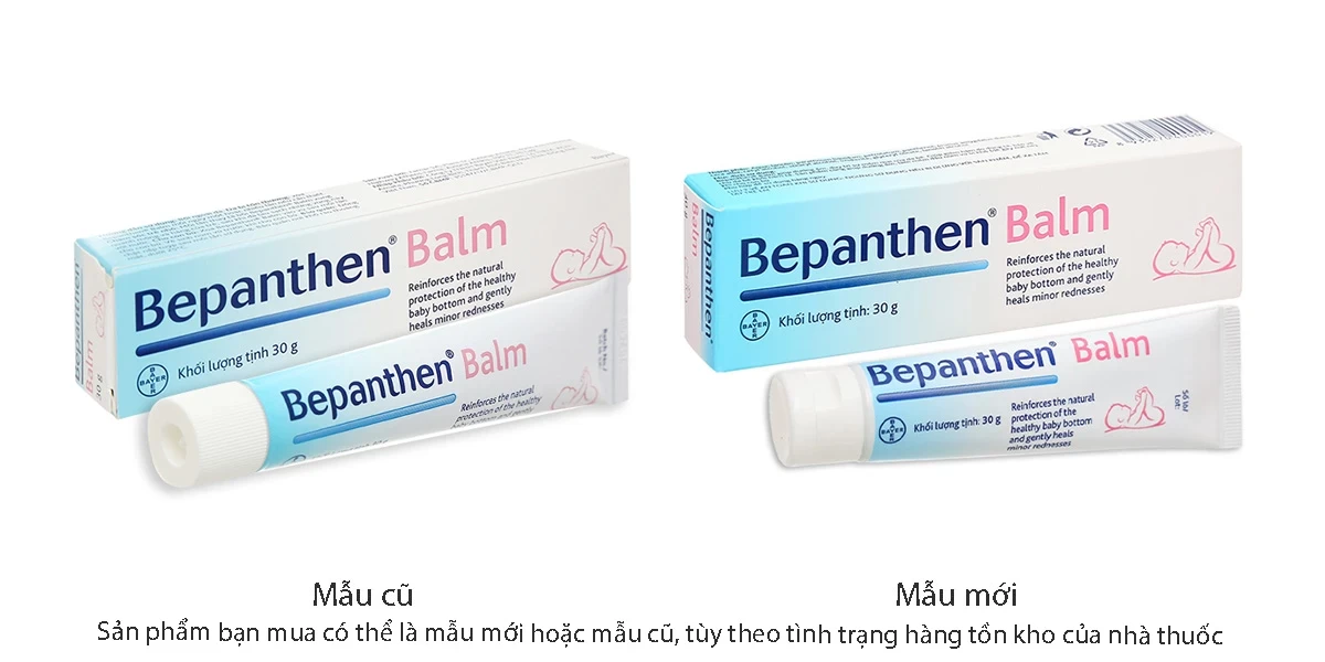 Kem bôi chống hăm tã Bepanthen Balm Bayer dưỡng ẩm, giảm kích ứng (30g)