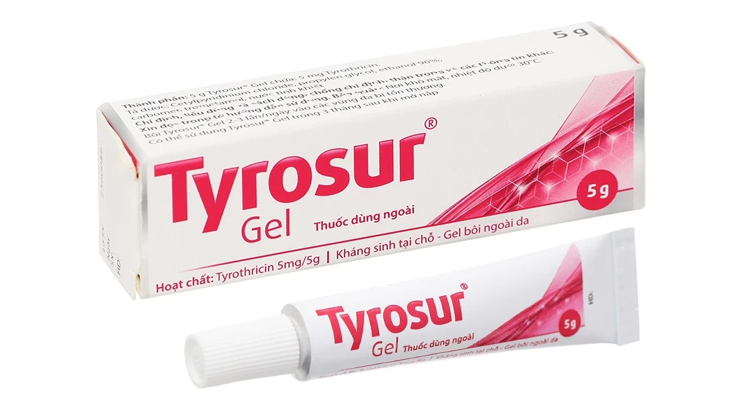 Gel bôi ngoài da Tyrosur Engelhard điều trị và phòng ngừa nhiễm khuẩn (5g)