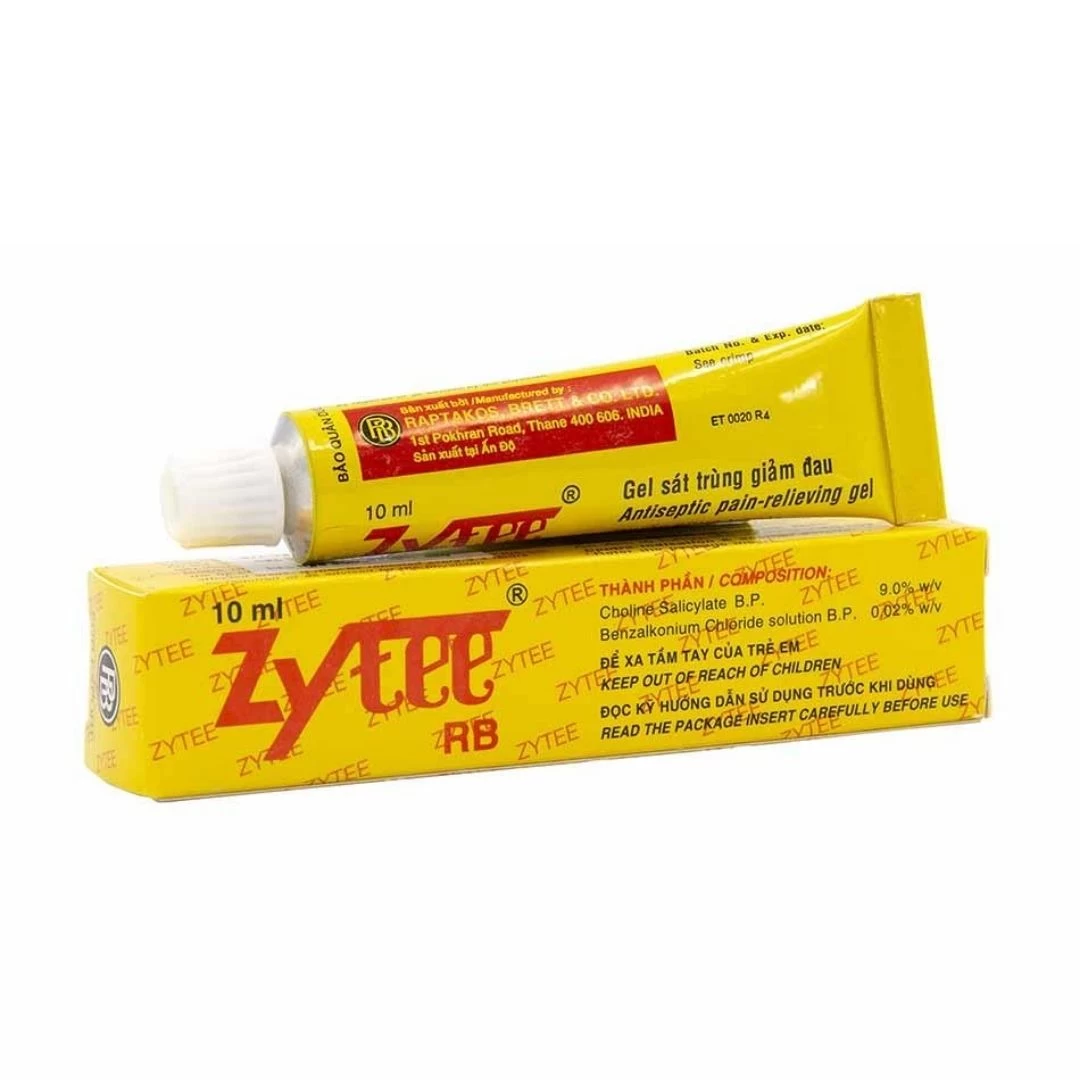 Gel Zytee RB Raptakos sát trùng giảm đau (10ml)