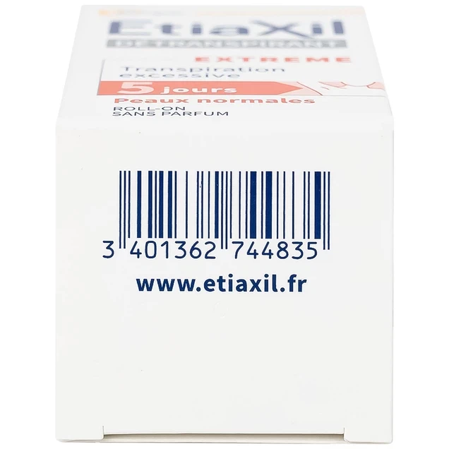 Lăn khử mùi Etiaxil Detranspirant Extreme Peaux Normales giúp khử mùi cơ thể (15ml)
