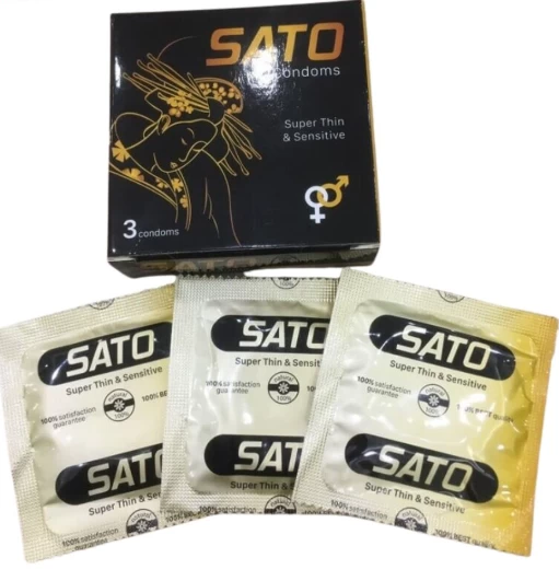 BCS Sato Condoms Nhất Nhất (Hộp 3 cái) (hộp)