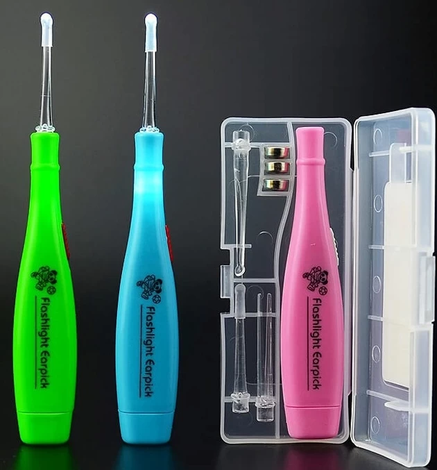 Đèn lấy ráy tai phát sáng Flashlight earpick Kichilachi (Hộp 1 bộ) (Bộ)