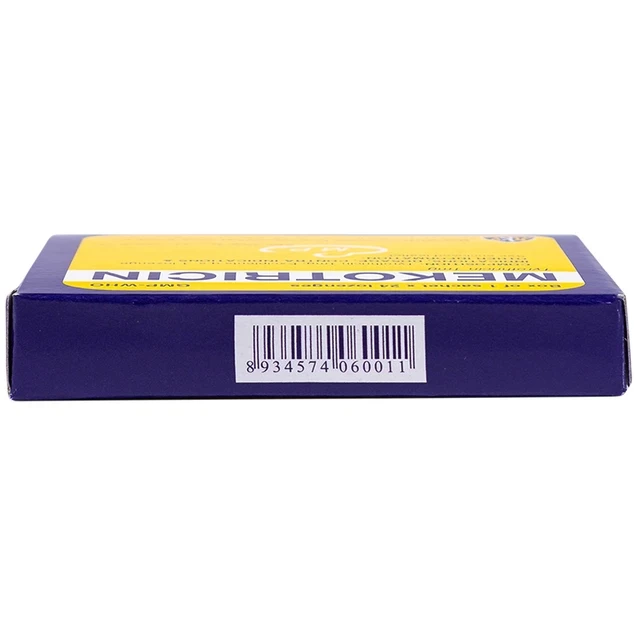 Mekotricin 1mg Mekophar (Hộp 1 gói x 24 viên) (Hộp)