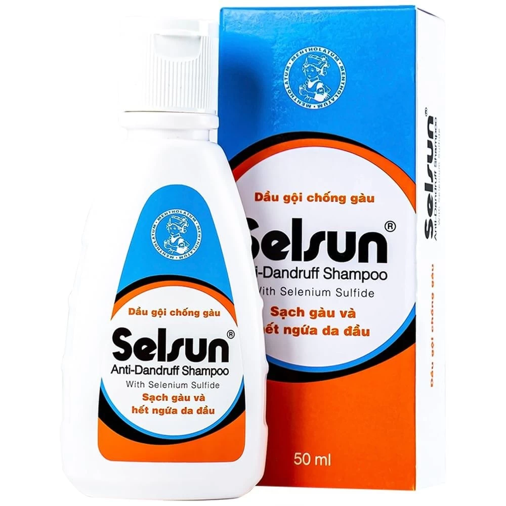 Dầu Gội SELSUN Anti Dandruff Giảm Gàu và Giảm Ngứa Da Đầu (Chai 50ml)