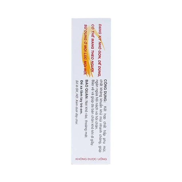 Xịt khử mùi Zuchi Hoa Linh ngăn ngừa hôi nách, hôi chân (20ml)
