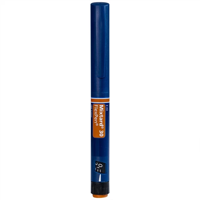 Bút tiêm Mixtard 30 Flexpen 100 IU/ml Novo Nordisk điều trị bệnh đái tháo đường (5 cây x 3ml)