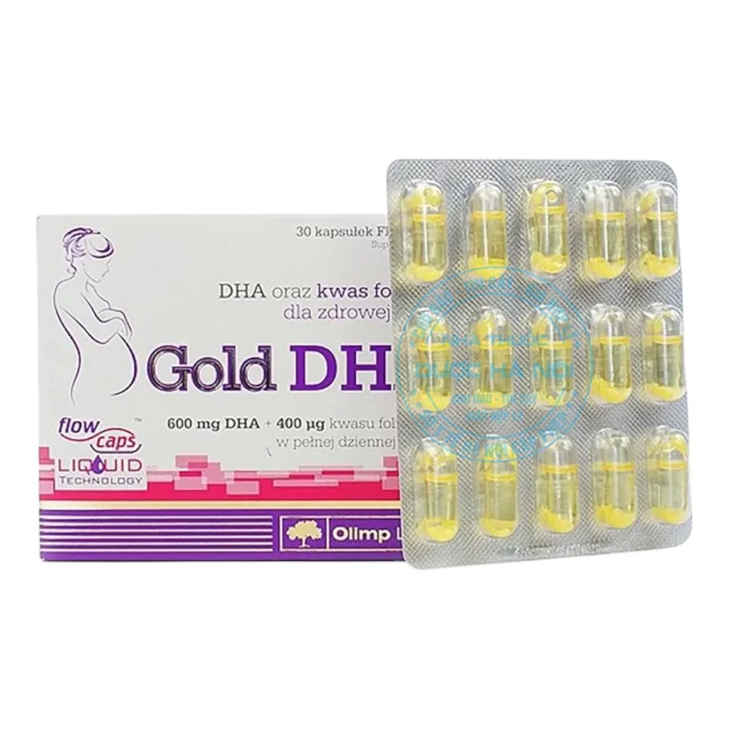Viên uống Gold DHA hỗ trợ sức khỏe cho bà bầu (Hộp 30 viên)