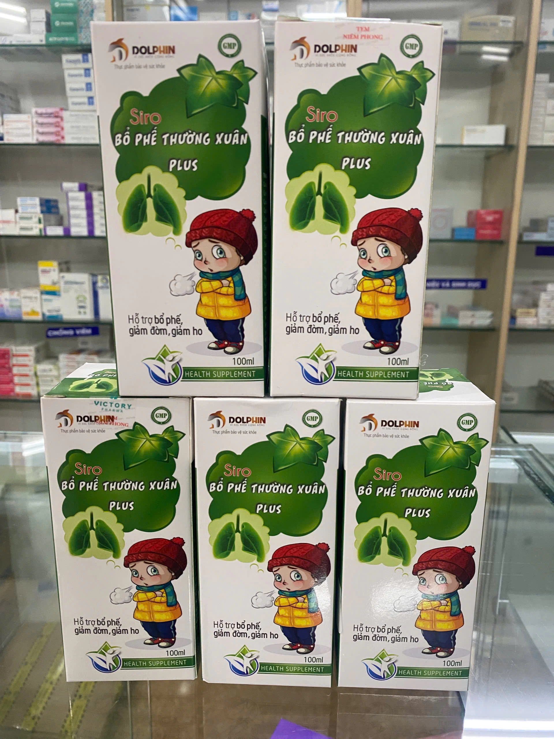 Siro Thường Xuân hỗ trợ giảm ho,loãng đàm,bổ phế dùng được cho trẻ từ 6 tháng (Chai 100ml)