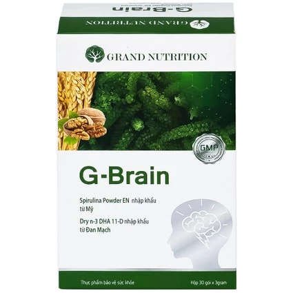 Cốm hỗ trợ phát triển não bộ cho trẻ G-Brain (30 gói)